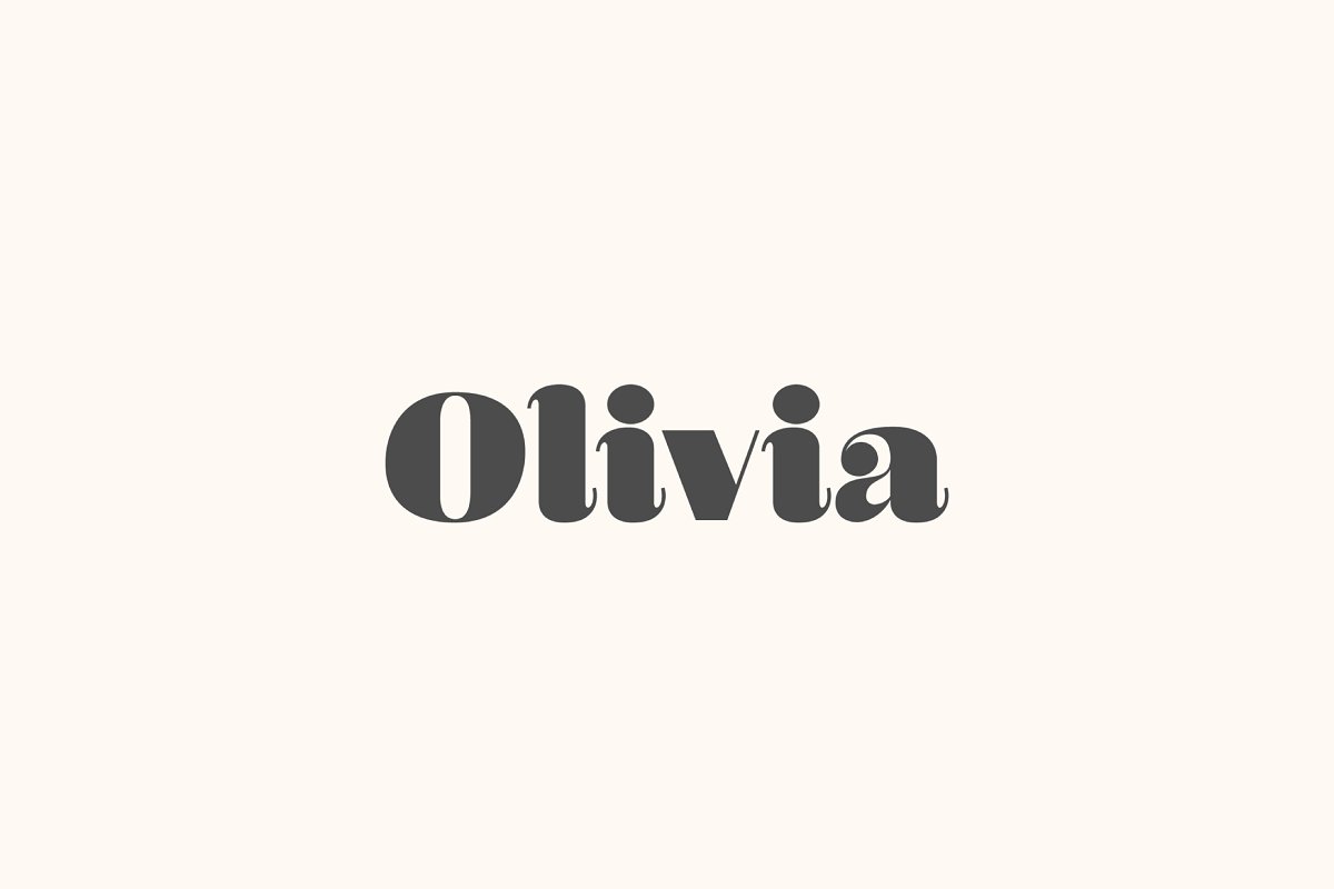 Czcionka Olivia